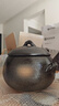 设乡味万古烧砂锅汤锅炖盅日本原装进口栗型土锅家用陶瓷锅煲仔饭燃气灶 267046 | 黑釉5合 送汤勺+饭勺 2.4L 实拍图