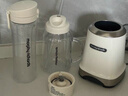 摩飞电器（Morphyrichards） 摩飞果蔬榨汁机便携式随行果汁机水果蔬菜碎冰搅拌机配梅森杯双杯600ML大容量榨汁杯MR9500 白色【双杯双盖】 实拍图