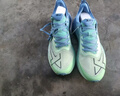 特步【2000公里二代】跑鞋男两千公里耐磨回弹跑鞋体考竞训女跑步鞋 马卡绿/海天蓝 男-建议拍小半码 39 实拍图