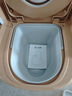 宝贝时代 【免安装】移动马桶老人坐便椅坐便器孕妇马桶老年人家用蹲坑凳 【升级PU软垫】(房间用)卡其 实拍图