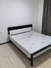 铁艺床1.8米x2米单双人床架1.5x2米钢架出租屋储物金属软包排骨床 升级加厚黑色床架【平尾款】 1.8*1.9/2.0m【默认2.0m】 实拍图