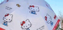 心楠三丽鸥HelloKitty雨伞女晴雨两用高颜值可爱学生遮阳伞kt猫太阳伞 红伞柄满印kt猫英文红边伞 8骨 实拍图