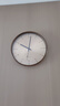 纳什电波客厅挂钟表高级感创意现代简约轻奢2025新款时钟挂墙时尚家用 12英寸（数字款） 实拍图