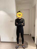 艾伦伯顿（Alen Botun）泳衣套装男士全身防晒长袖长裤泳裤男游泳全套冲浪泳装温泉潜水服 长袖三件套黑色【防尴尬 速干】 XL 【135-150斤】 实拍图