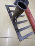农用耙子种菜松土九齿农具铁钉耙锰钢搂草扒草工具除草神器大全扒 锰钢猝火6齿钉耙+1.2米槐木柄 实拍图