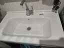 JNACMOO洗手盆单盆洗漱盆一体陶瓷盆洗脸盆洗面盆家用柜盆洗手池卫生间 81*48单盆送下水胶 【智洁釉面】 实拍图