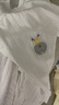 贝瑞加（Babyprints）婴儿衣服2件装新生儿连体衣短袖宝宝哈衣纯棉薄款爬服 白黄73 实拍图