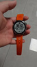 KMaxAI适用小米手表S5/4液态硅胶表带watch 5/S1/S2/S3 Pro手表带Color Sport运动版透气替换表链 橙色 实拍图