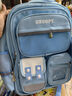 史努比（SNOOPY）小学生书包轻便儿童护脊减负双肩包痛包 四到六年级 浅蓝色大号 实拍图