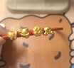 周生生黄金转运珠Charme足金串珠迷你四叶草蝴蝶结皇冠南瓜车 单颗 92314C南瓜马车 实拍图