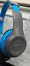 【京东物流】P47头戴式蓝牙耳机耳麦游戏无线耳机运动轻便耳罩式高颜值拍照ins复古风校园学生儿童 蓝色 实拍图