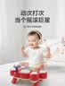 babycare宝宝手敲琴儿童初学可弹奏乐器益智玩具婴幼儿手拍鼓儿童礼物 光珊红 实拍图