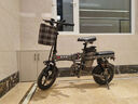 新大洲新国标代驾折叠电动车超长续航 锂电池电瓶助力自行单车轻便迷你小型男女士代步上班用可放后备箱 航空铝顶配-16减震-松下S级30A纯电≤90km 实拍图