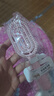 名创优品（MINISO）梳子升级款迷你便携立式骨梳美发梳造型梳礼物 带清洁刷 粉色 实拍图