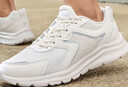 特步跑步鞋男鞋运动鞋男轻便减震休闲鞋跑鞋学生鞋 白色 41码 实拍图