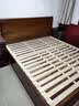 双叶1.2米实木床现代简约床1米5抽屉储物床气压1.8M单人床1.2米x2.0米 胡桃色 单床 1000mm*2000mm框架结构 实拍图