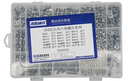 海斯迪克【京仓配送】HKCL-68 304不锈钢组合螺丝 机螺钉螺母垫片 螺丝钉套装 C款DIN7991沉头内六角螺丝720pc 实拍图