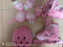 迪士尼（Disney）草莓熊轮滑鞋儿童溜冰鞋女童旱冰鞋专业直排轮可调送礼物 实拍图