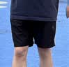 鸿星尔克运动短裤男夏季透气宽松凉感健身跑步短裤男裤速干运动休闲五分裤 正黑-3033 XL 实拍图