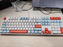 HELLO GANSSGS 3108T有线 蓝牙2.4G无线高斯三模 Cherry 樱桃轴 RGB插拔轴游戏电竞办公机械键盘 GS3108T 白羽 Cherry MX2A 青轴 实拍图