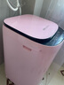 奥克斯（AUX）迷你洗衣机 全自动小型婴儿儿童宝宝内衣波轮洗衣机 带甩干烘干洗脱一体 【国补】9KG洗脱容量粉色【洗烘一体】 实拍图