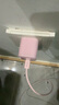 固质【国标3c认证】苹果17充电器小冰块适配原装45W氮化镓iPhone16快充air套装promax/plus充电头15pro 【樱花粉】45W充电头+一米CC编织快充线 实拍图