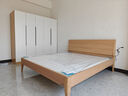 林氏家居储物双人床1.5米x2米1.8米主卧室北欧原木风高箱床架林氏木业UB1A 【铺板床|加高款】床|充电夜灯置物 1.8x2.0米 单床 实拍图