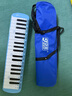 嘉德瑞JDR口风琴37键小学生初学者课堂儿童口风琴专业演奏吹管乐器 蓝色 实拍图