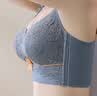 浪莎送女友调整型文胸小胸聚拢收副乳无痕内衣无钢圈性感上托无磁胸罩 绿色单件 75B （34=75AB） 实拍图