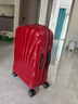 新秀丽（Samsonite）经典贝壳拉杆箱男女超轻盈旅行行李箱升级版 红色 CS2 20英寸 可扩展 实拍图