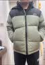 鸭鸭（YAYA）羽绒服男女同款短款连帽厚款拼色面包服2026冬季新款情侣保暖外套 Y01A黑拼灰（连帽） XL (180) 实拍图