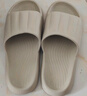 洁丽雅（Grace）居家情侣加厚拖鞋简约清新马卡龙色男女款凉拖凉拖鞋 卡其 44/45 实拍图