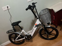 凤凰（Phoenix）电动自行车成人男女士锂电池电动车新国标小型助力电瓶车电单车 L3米白【单速】20寸一体轮 6AH电动续航18公里 实拍图