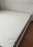 宜家（IKEA）NESTTUN奈斯顿铁艺床铁床床架双人床加厚简约卧室出租房 白色床架/鲁瑞床板+加硬弹簧床垫1.5x2m 实拍图