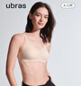 ubras无尺码浪花领文胸收副乳内衣女无痕小胸聚拢文胸无钢圈胸罩 裸感肤-背勾 均码 mini版（80~100斤） 实拍图