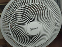 美的（Midea）【品质推荐】七叶轻音柔风电风扇/家用省电落地扇/台式电扇/广角摇头节能宿舍大风量节能小型风扇 白色经典款 实拍图
