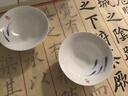 聚御瓷 青花手绘小鱼斗笠杯茶具功夫茶杯陶瓷喝茶杯6只套装品茗杯子茶碗 手绘小鱼斗笠杯70ml6只 实拍图