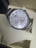 冠琴（GUANQIN）手表男机械表全自动夜光防水男士手表镂空男表高档瑞士品质腕表 本色白面 实拍图