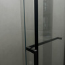 心海伽蓝（SHKL）一字型淋浴房玻璃隔断一固一移下沉式淋浴隔断干湿分离推拉门2q 2Q升级版】双向缓冲1.2-1.29【哑黑】8滑轮 实拍图