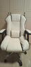菲幻电脑椅子家用电竞椅人体工学椅办公椅靠背椅座椅躺椅学习椅老板椅 白色+腰枕-无头枕 实拍图