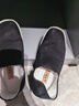 布舍元男传统手工千层底休闲中老年老北京布鞋YW8103 加半贴黑色 40 实拍图