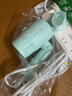 康夫（CONFU）电吹风机 家用 学生宿舍用 小功率 可折叠 速干护发 冷热风 小型便携式 迷你吹风筒 【折叠款小功率1100W】KF-3135 蒂芙尼蓝 实拍图