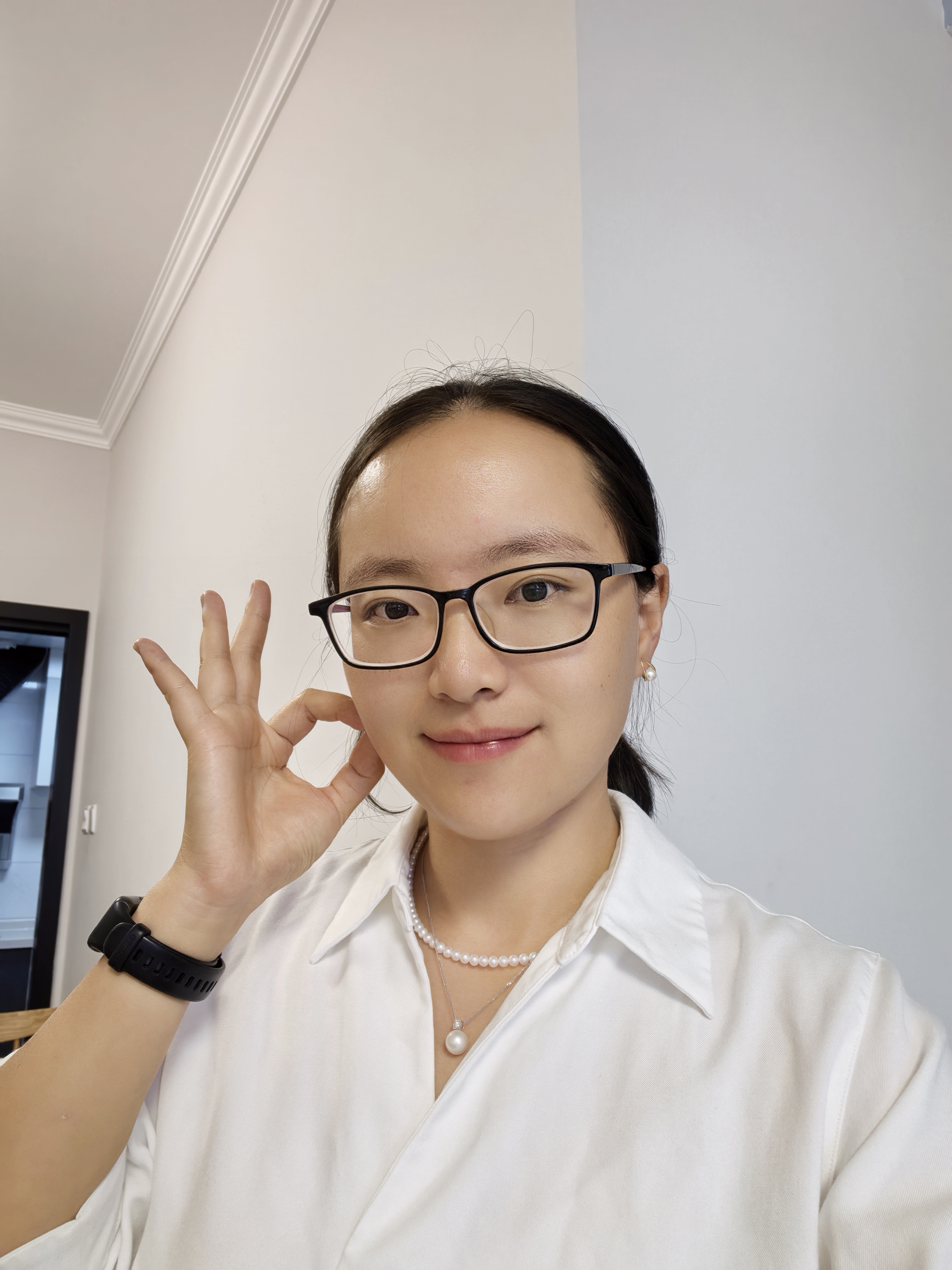 BEAUFINA百分娜珠宝小米珠珍珠项链女天然极光淡水欧若拉串珠年轻款正品 【特选级】强光小米珠+S925银延长链（国检证书） 4.5-5mm 黄金点位 单/叠戴均可 实拍图
