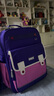 UEK小学生书包减负护脊书包女生儿童3-6年级背包英伦双肩包深紫色 实拍图