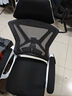 初学者电脑椅办公椅职员网椅会议椅子家用靠背椅休闲椅学生宿舍学习椅 WE白黑弓形-可后躺【海绵款】 实拍图