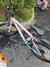 山地自行车女款成人男款男士变速公路减震单车女式初中学生青少年 钢架辐条-渐变粉【加粗硬叉】 24寸21速 实拍图