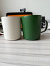 MUJI不锈钢 双层马克杯  水杯 杯子 保温保冷办公室 绿色 380ml 实拍图