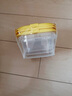 茶花保鲜盒食品级冰箱专用饭盒水果收纳盒子塑料冷冻带盖小密封盒 方形 460mL黄色【一组3个装】 实拍图