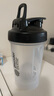 Blender Bottle蛋白粉摇摇杯运动水杯 大容量塑料杯带刻度健身便携搅拌男士女生 经典款V2灰色600ml 实拍图