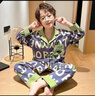 【男孩睡衣家居服】男童春秋长裤长袖开衫家居服套装中大童 口袋皮卡 【开衬长袖】 140 【推荐身高133-143】 实拍图